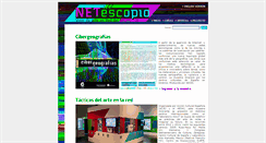 Desktop Screenshot of netescopio.meiac.es