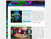 Tablet Screenshot of netescopio.meiac.es