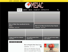 Tablet Screenshot of meiac.org